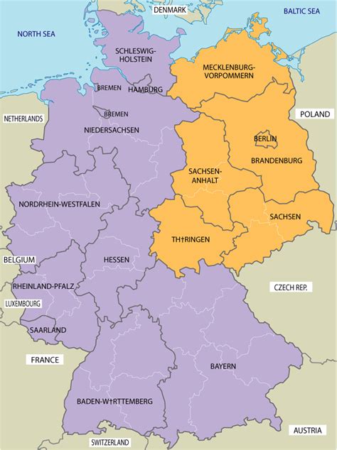east germany map.